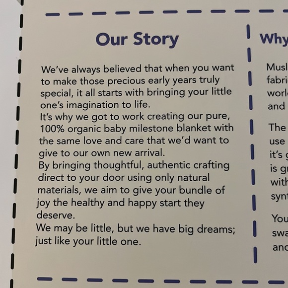 *NEW* Little Big Dreamer Milestone & Swaddle Blanket (2 pack) - Picture 7 of 9